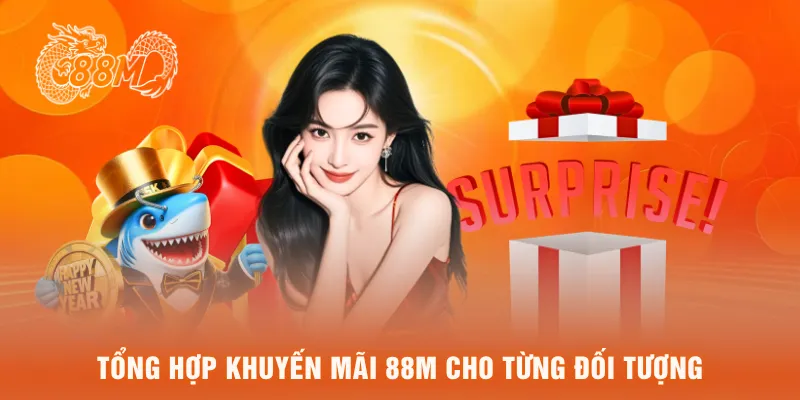 Tổng hợp khuyến mãi 88M cho từng đối tượng